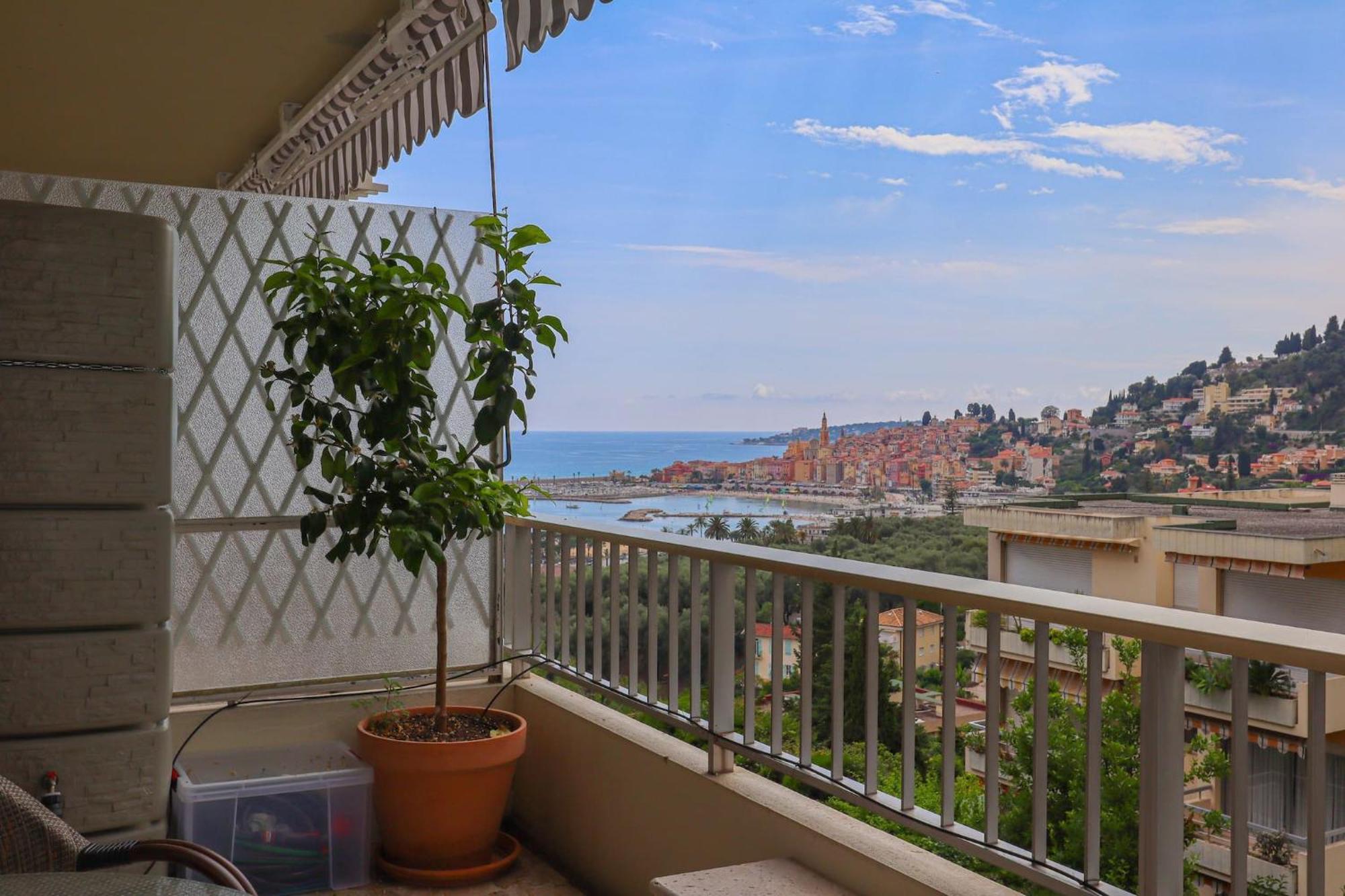 « La Grande Residence » Vue Mer, Piscine Menton Buitenkant foto
