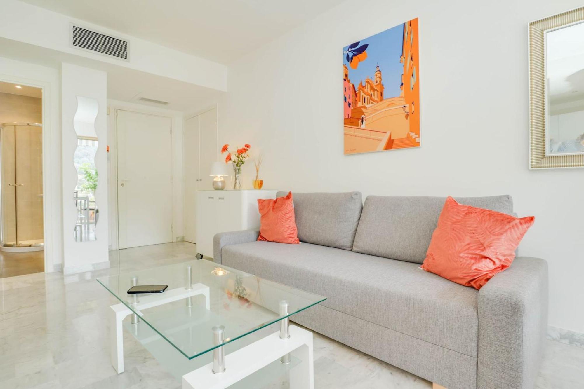 « La Grande Residence » Vue Mer, Piscine Menton Buitenkant foto