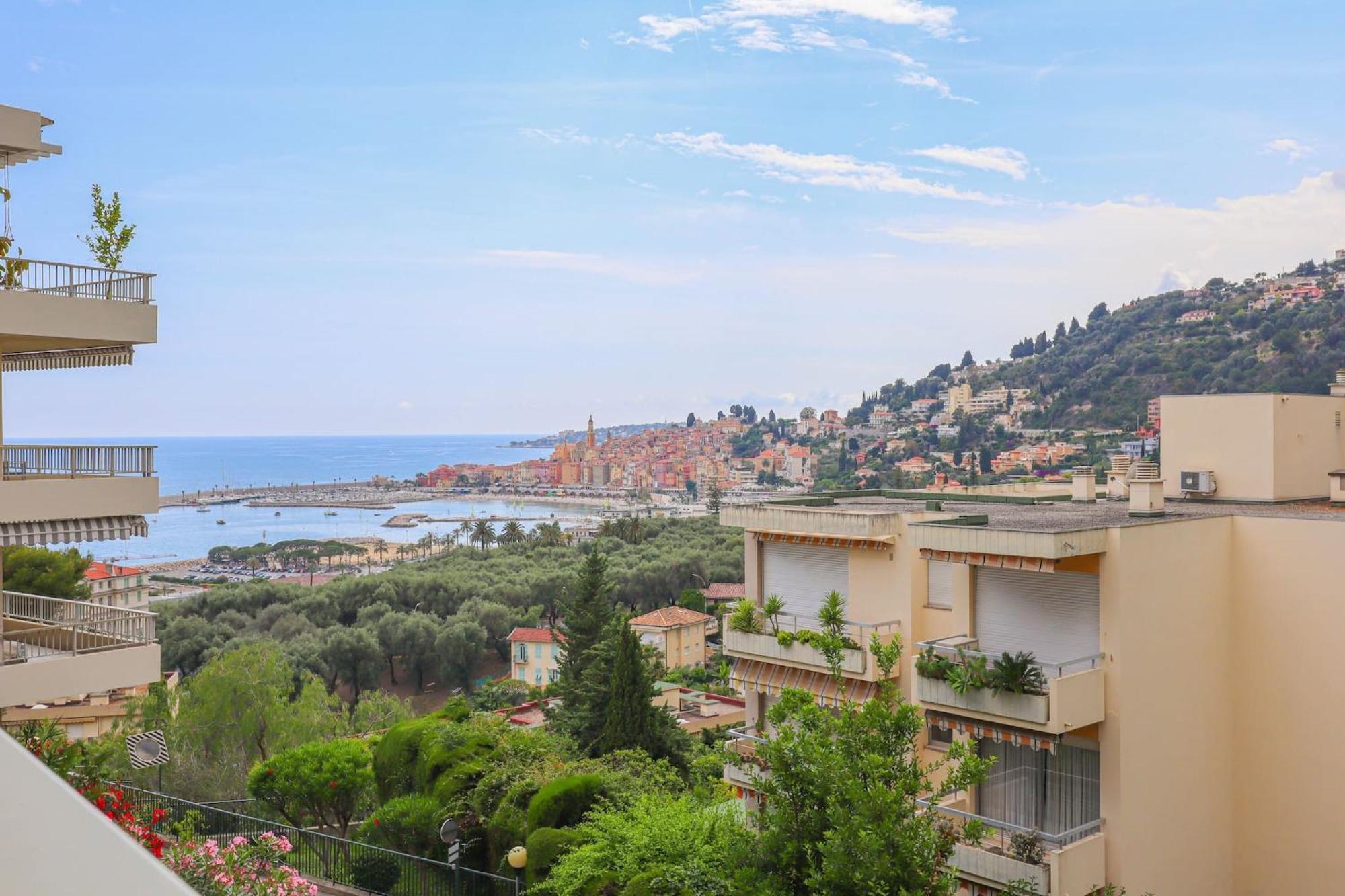 « La Grande Residence » Vue Mer, Piscine Menton Buitenkant foto
